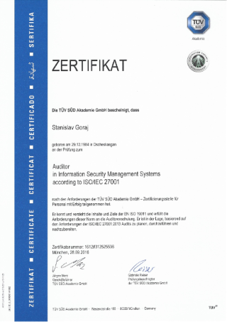 ISO 27001 Auditor